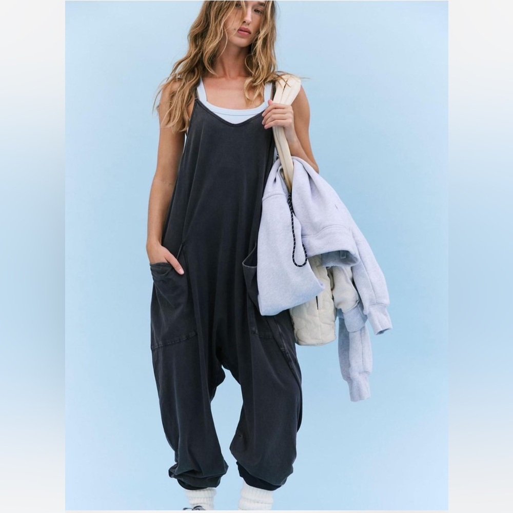 Size XS FP Movement Washed Black Hot Shot Onesie
